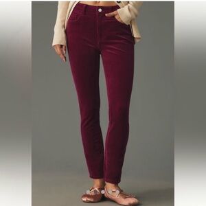 Pilcro | Burgundy Micro Corduroy Jeans, 29